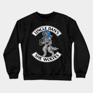 Electric Blue She Wolf Crewneck Sweatshirt